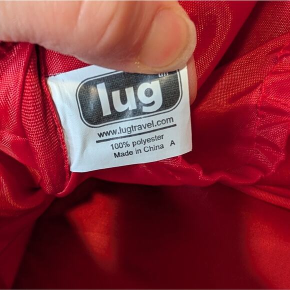 Lug Red Quilted Women's Gym Duffle Bag - Picture 7 of 11